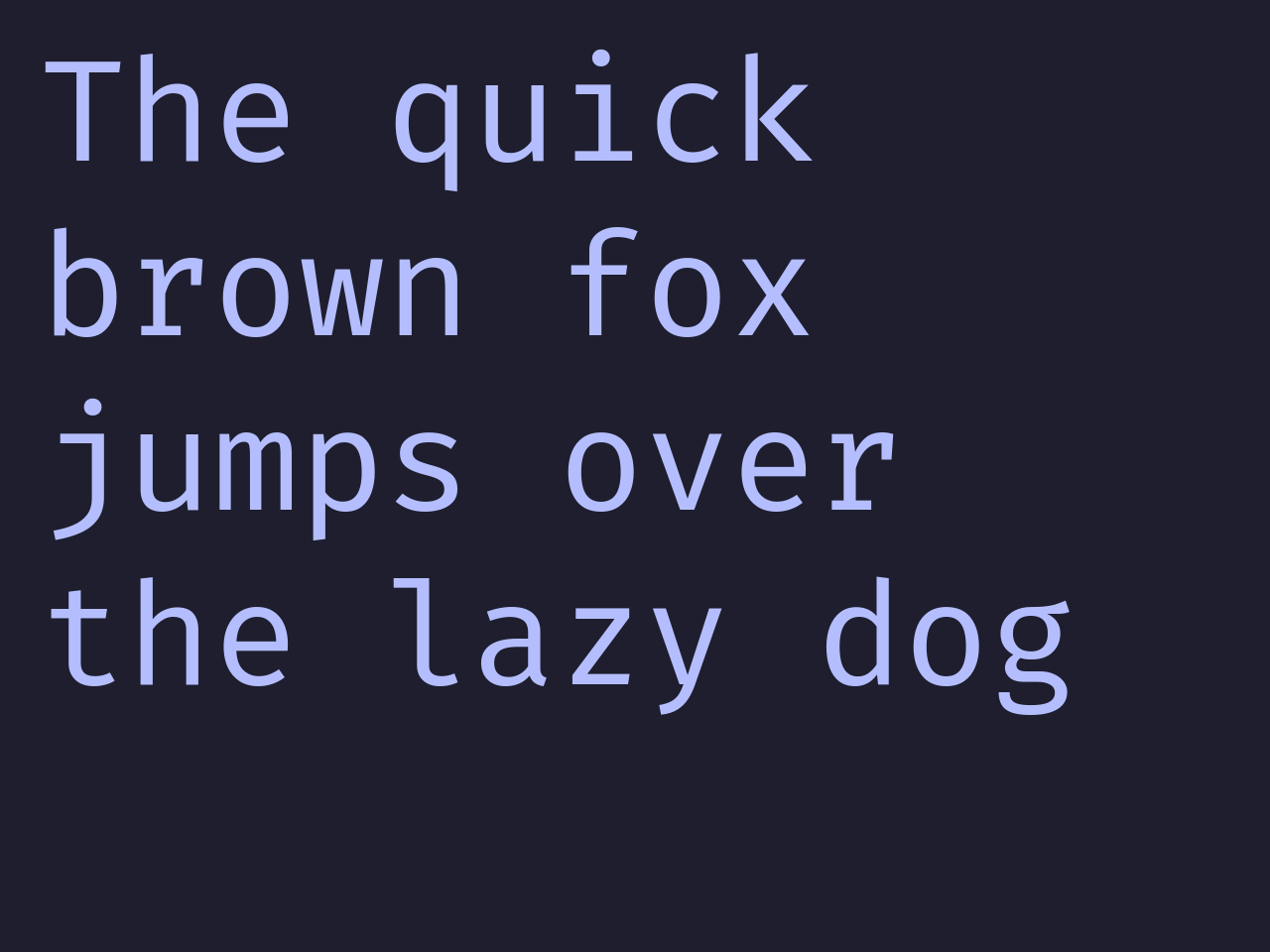 Some text rendered in Fira Code.