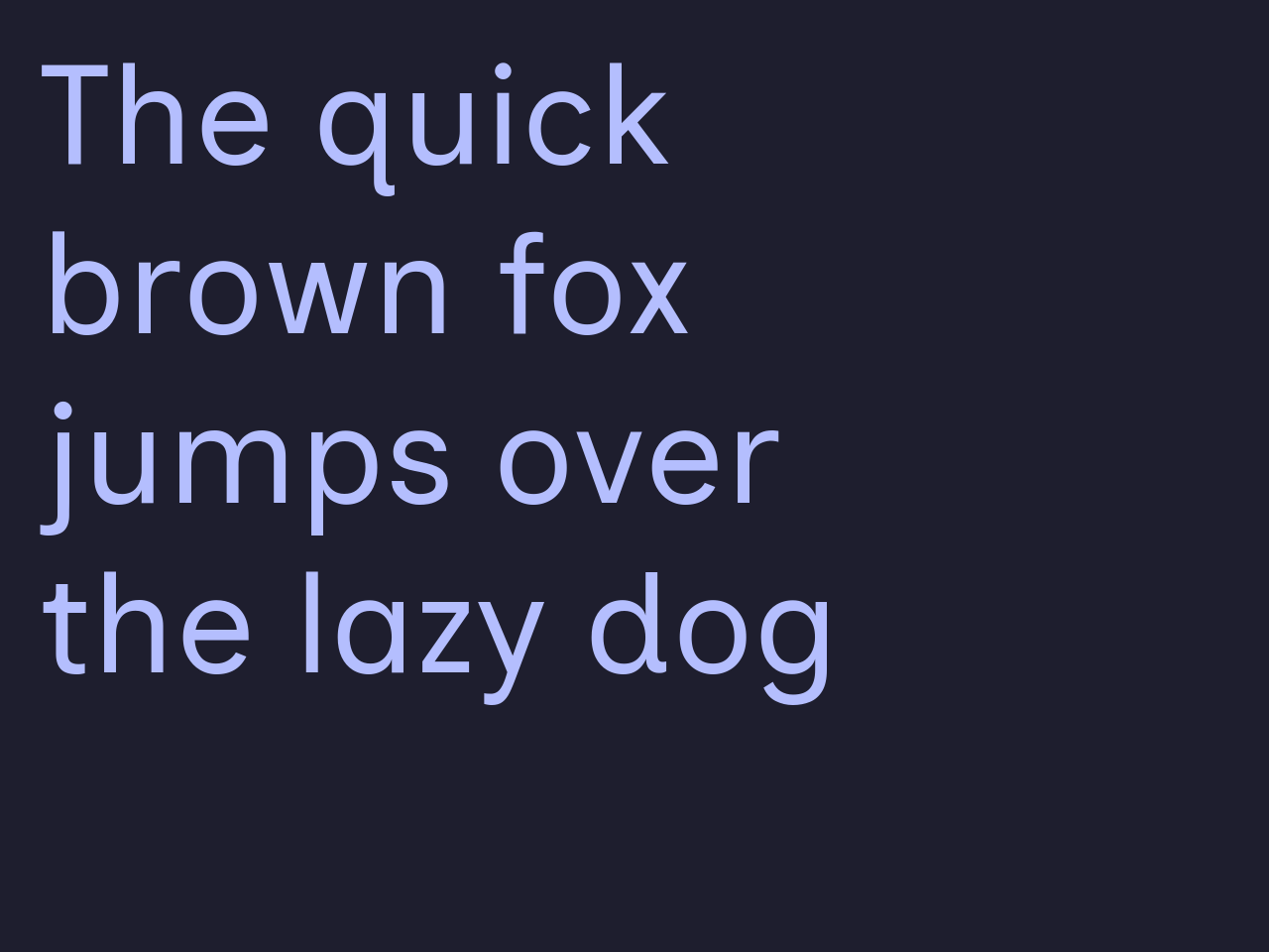 Some text rendered in Inclusive Sans.